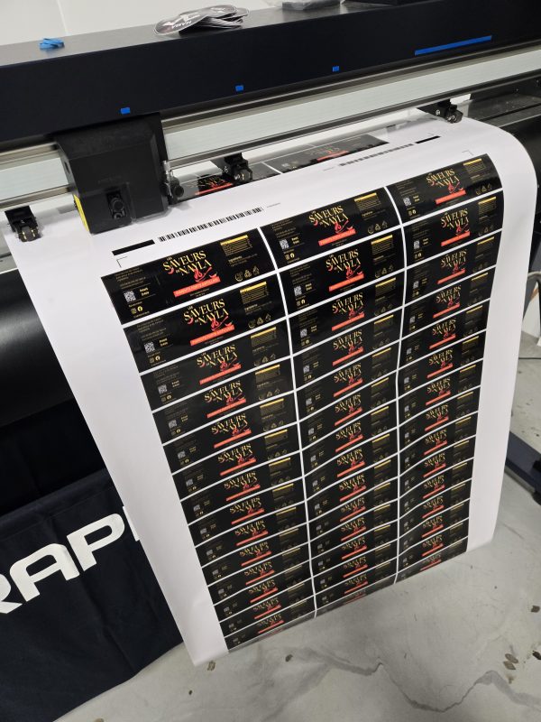 imprimante Roland vp-300 utilisée chez PapaSticker à Montréal