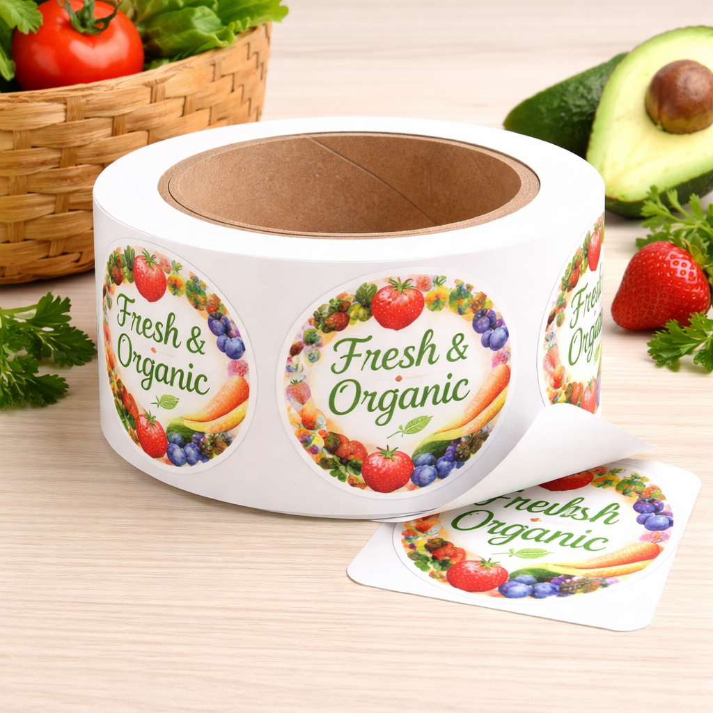 etiquette rouleau autocollante 2 pouce 3 pouce 4 pouce personnalise