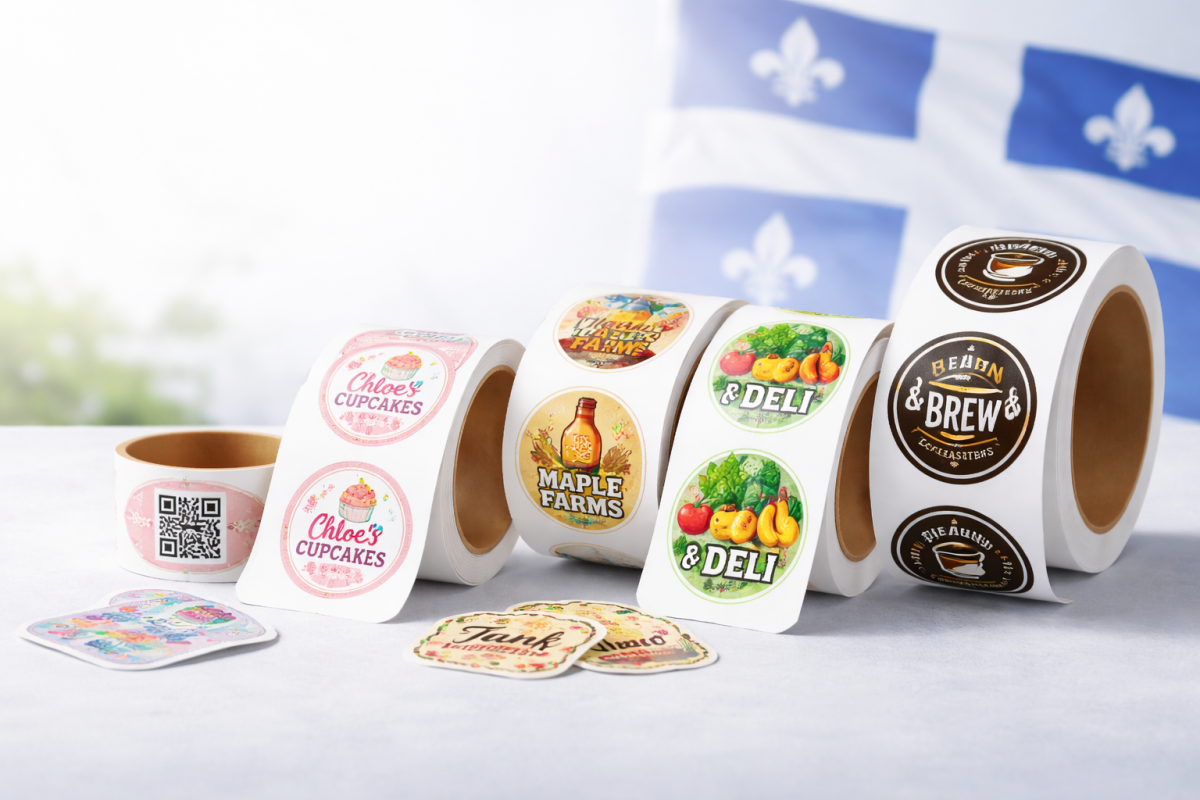 papasticker hero top quebec roll etiquette en rouleau 2pouce 3 pouce 4 pouce